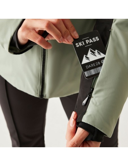 Veste de ski Femme Dare 2B Issy Jacket Green