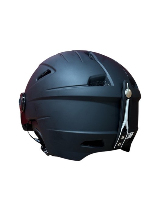 Skihelm Neu mit Visier Zig Zag Schwarz S3 All Weather