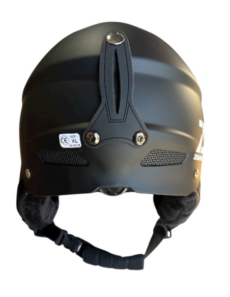 Casque de ski Zig Zag Noir réglable à molette