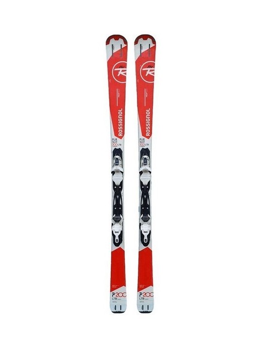 Ski Occasion Rossignol Pursuit 200LTD White Red + Fix Look