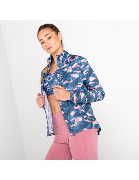 Windbreaker Women Dare 2b Resilient Powder Pink / Camo