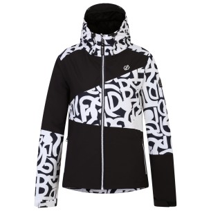 Skijacke Women Dare 2B Ice Jacket Black Graffiti 2024