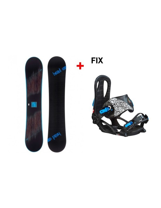 Pack Snowboard Neuf Head Rocka 4d 2021 + Fix Head Taille 146cm