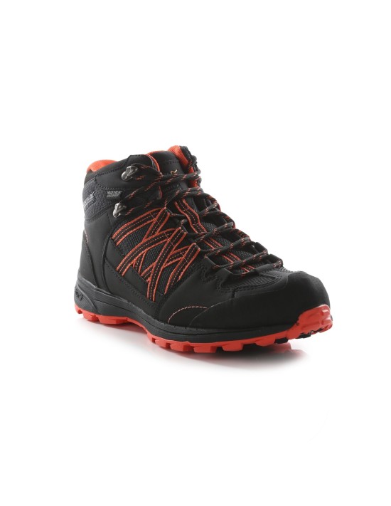 Chaussure de Montagne femme Regatta Lady Samaris II Mid Black / Neon Peach
