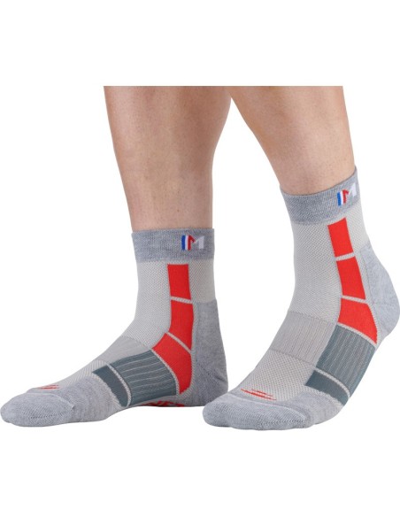 Chaussettes de Randonnée Techniques Monnet Mid Air Red