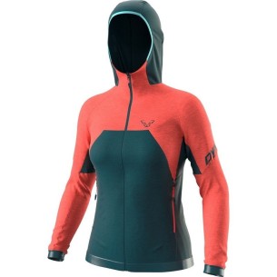Dynafit Tour Wool Thermal W Hoody Hot Coral Thermojacke Größe S