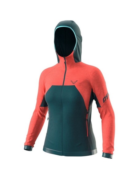 Veste Thermique Dynafit Tour Wool Thermal W Hoody Hot Coral Taille S