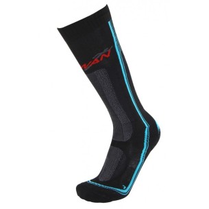 Chaussettes de ski Techniques Rywan New Cortina Mi Bas de Ski Bleu