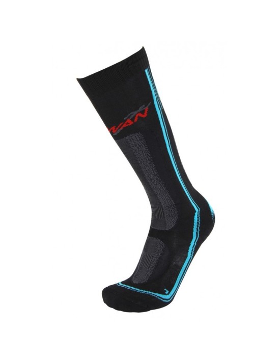 Chaussettes de ski Techniques Rywan New Cortina Mi Bas de Ski Bleu