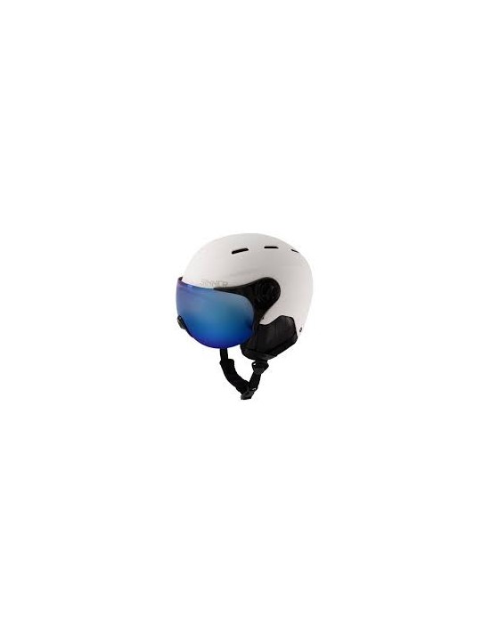 Casque de ski visière Sinner Typhoon Visor White S2