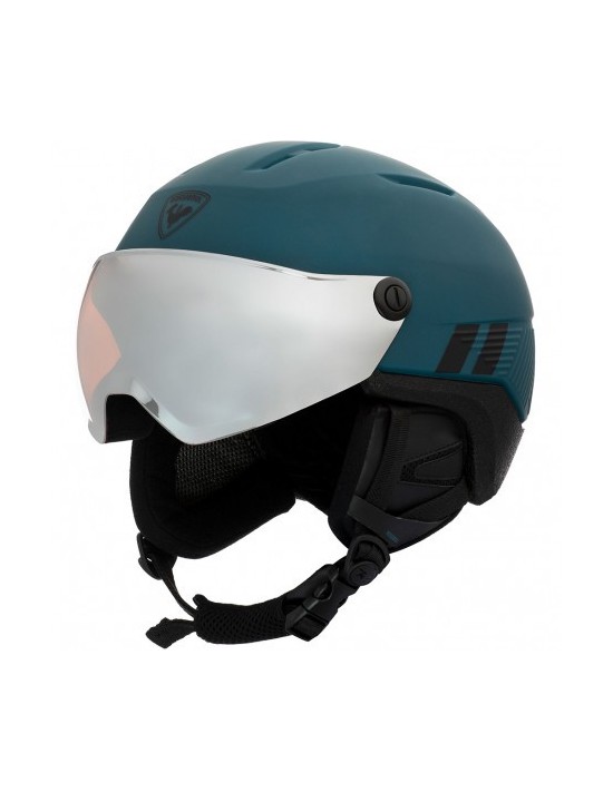 Casque de ski Neuf Rossignol Fit Visor Impacts Blue 2025 Taille M/L, L/XL