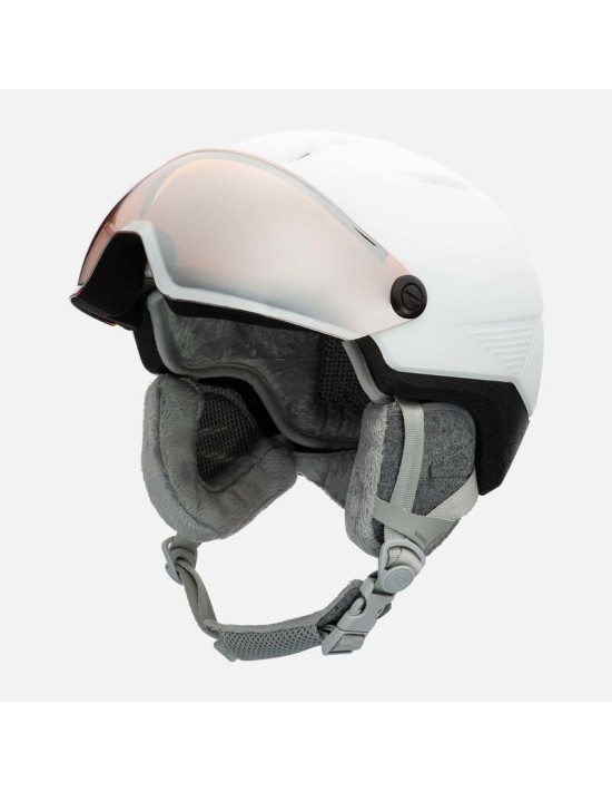 Skihelm Neu Rossignol Fit Visor Impacts W White 2026