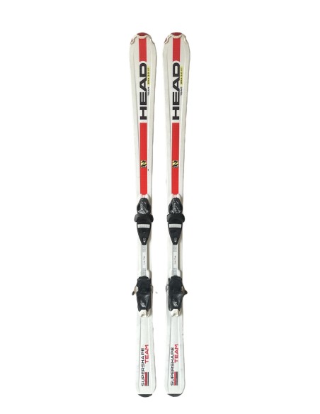 Ski Junior Occasion Head Supershape Era Blanc + Fix