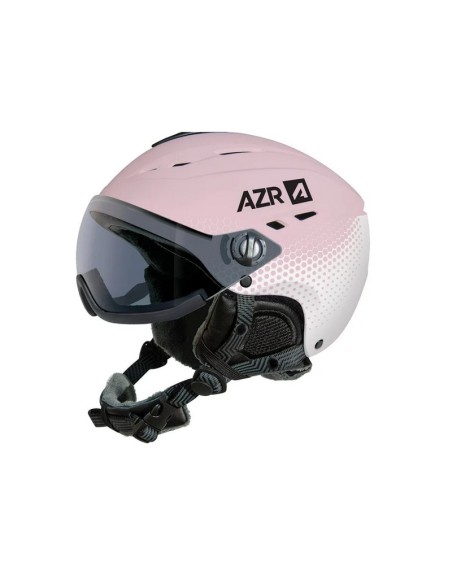 Skihelm mit Visier AZR Pluton Pink S3