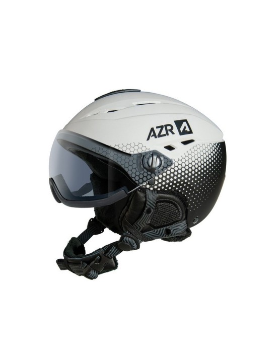 Skihelm mit Visier AZR Pluton Blanc S3