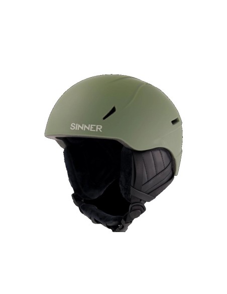 Skihelm Sinner Crest Matte Moss Green