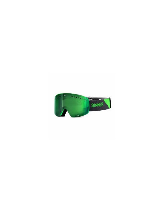 Masque de ski Sinner Pine Matte Green Neon S3