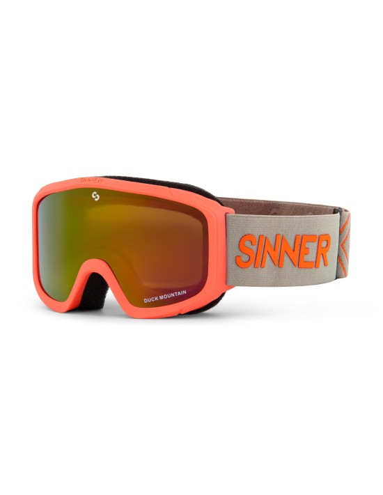 Junior Skibrille Sinner Duck Mountain Orange S3