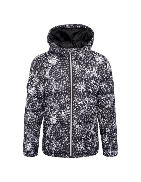Neu Junior Skijacke Dare 2B Girls Verdict Jkt black White Leopard