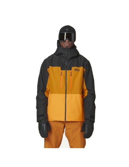 Skijacke Picture Object Jacket Black Honey Carrot