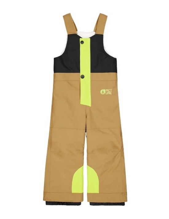 Picture Snowy Bib Brown Sugar Black Schnee-Latzhose