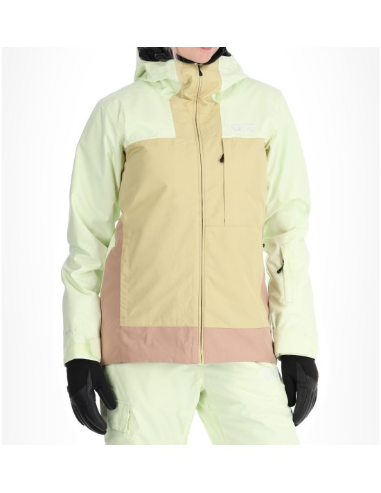 Skijacke Women Picture Seakrest Lime Cream Hemp Roebuck