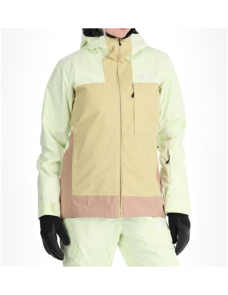 Veste de ski Femme Picture Seakrest Lime Cream Hemp Roebuck