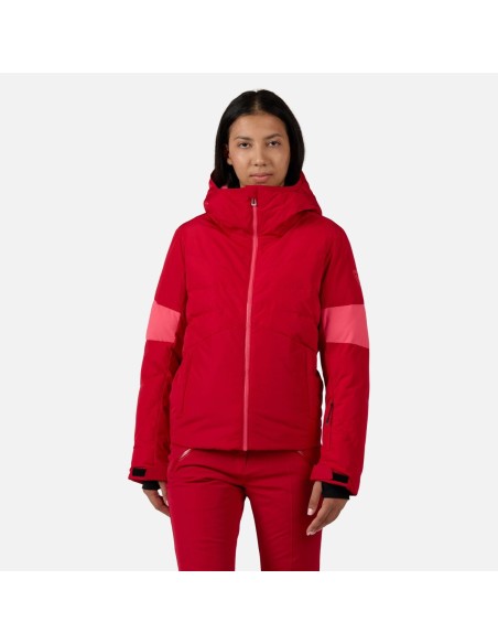 Skijacke Women Rossignol Wispile jkt Ruby Red