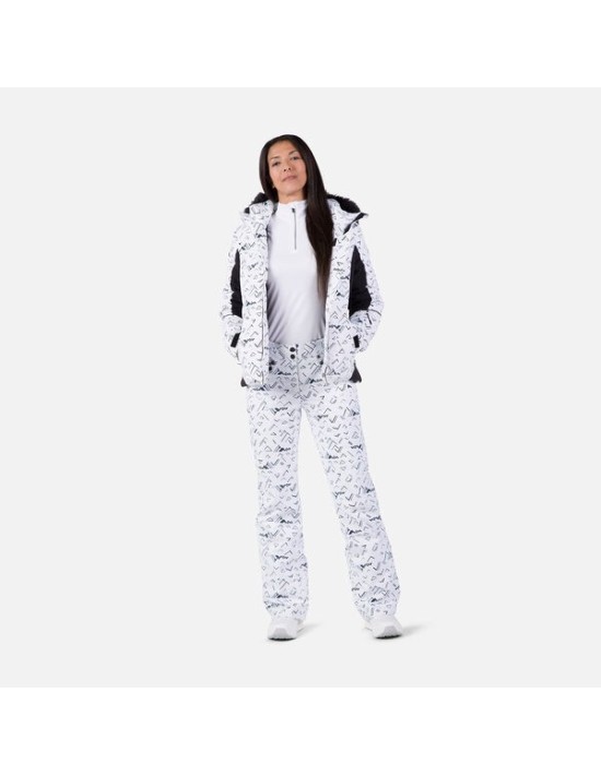 Pantalon de ski Femme Rossignol W Staci Pant White