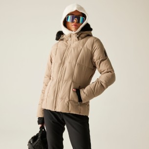 Skijacke Women Dare 2B Glamorize VI Jacket Warm Taupe