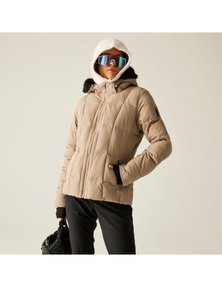 Skijacke Women Dare 2B Glamorize VI Jacket Warm Taupe