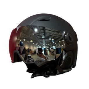 Casque de ski Neuf à visière Zig Zag Noir S3 Tout temps