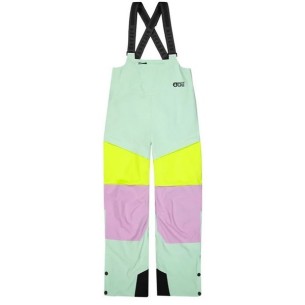Pantalon de ski Femme Picture Elwy Bib Silt Green Orchid Acid