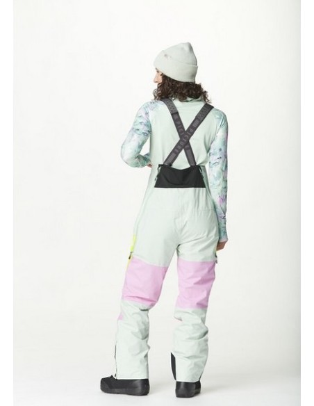 Skihose Women Picture Elwy Bib Silt Green Orchid Acid