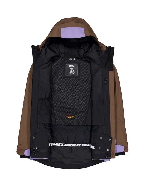 Veste de Ski Picture Seen Jkt Cocoa brown paisley