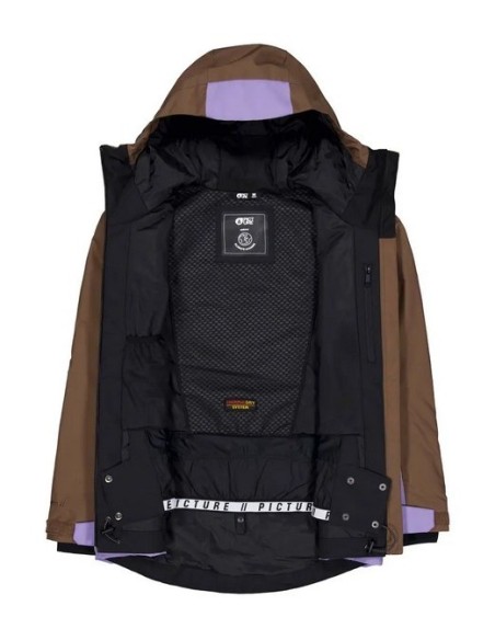 Veste de Ski Picture Seen Jkt Cocoa brown paisley