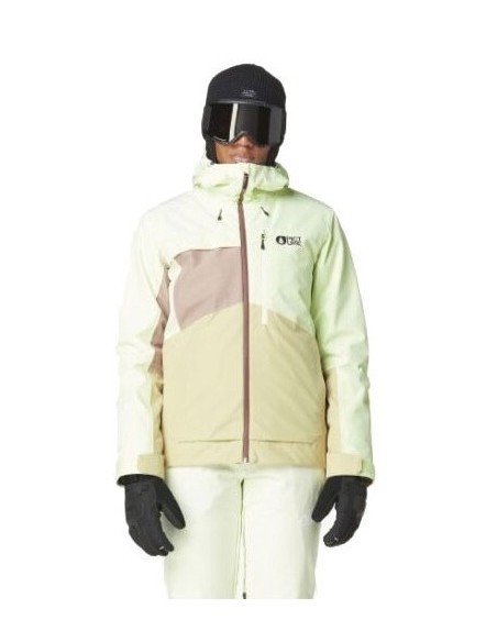 Veste de Ski Picture Seen Jkt Lime Cream Heamp Roebuck