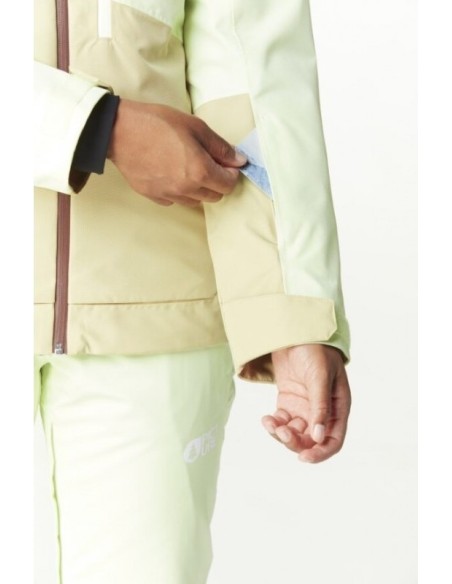 Skijacke Picture Seen Jkt Lime Cream Heamp Roebuck