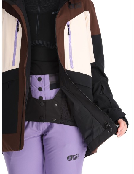 Skijacke Women Picture Haakon Jkt Chicory Coffee Vanilla