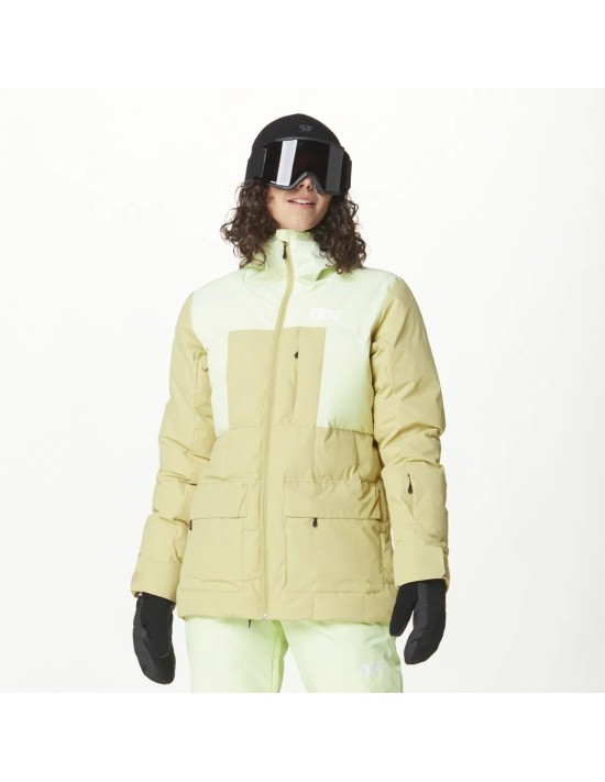 Skijacke Picture Face It Jkt Lime Cream Hemp