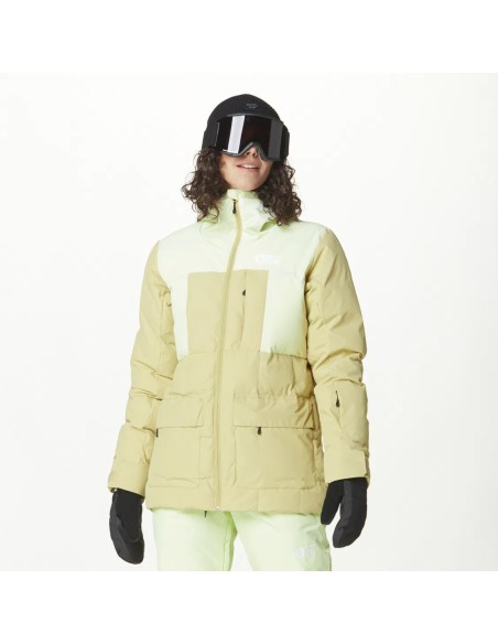 Veste de Ski Picture Face It Jkt Lime Cream Hemp