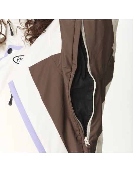 Veste de ski Picture Citrik Jkt Black Vanilla Cocoa Brown