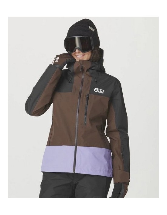 Veste de ski Femme Picture Sylva 3L Jkt Black Chicory Paisley