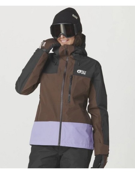 Skijacke Women Picture Sylva 3L Jkt Black Chicory Paisley