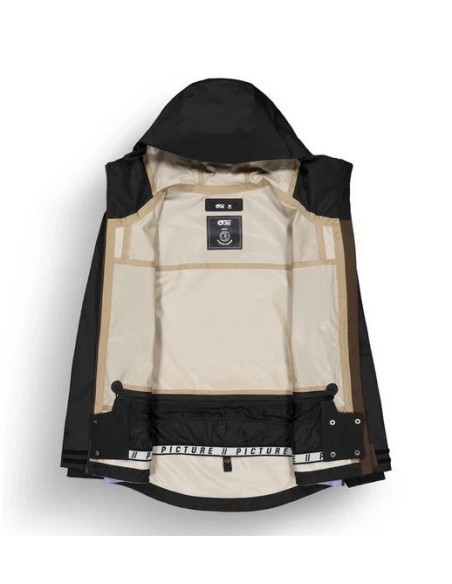 Skijacke Women Picture Sylva 3L Jkt Black Chicory Paisley