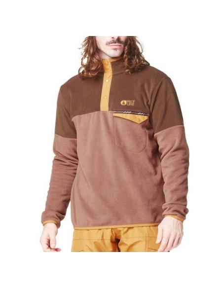 Picture Arcca 1/4 Fleece Cocoa Brown Chicory Coffee