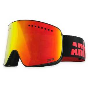 Masque de ski Magnétique ARTYK 2 verres S1 + S3 Black Red