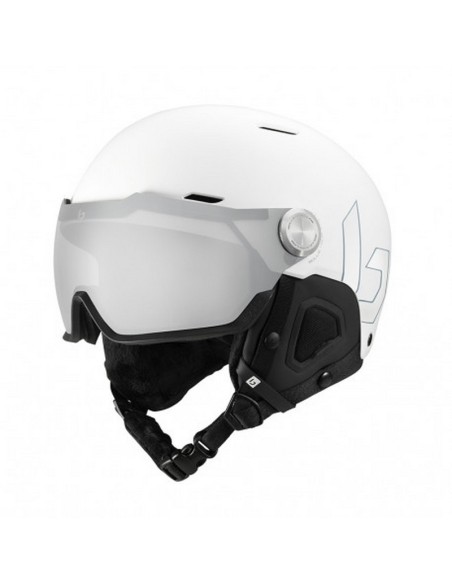 Skihelm Neu mit Visier Bolle Might Visor Matte White Photocromic