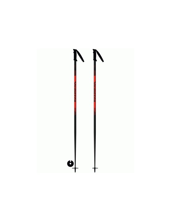 Rossignol Tactic Black Red 2024 Skistöcke Größe von 110cm bis 130cm