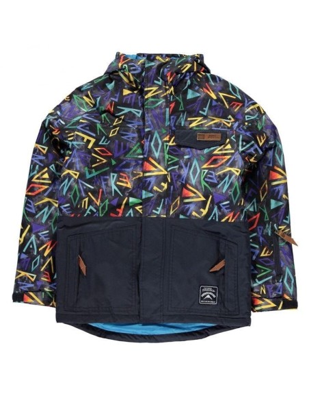 Veste de Ski Neuve No Fear Park Navy Print Junior Taille 11/12ans, 13ans